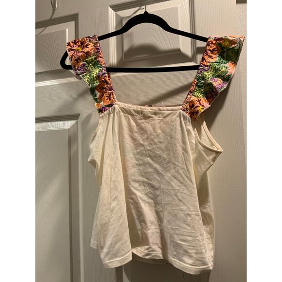 Anthropology Floral Off The Shoulder Top - Picture 3 of 3